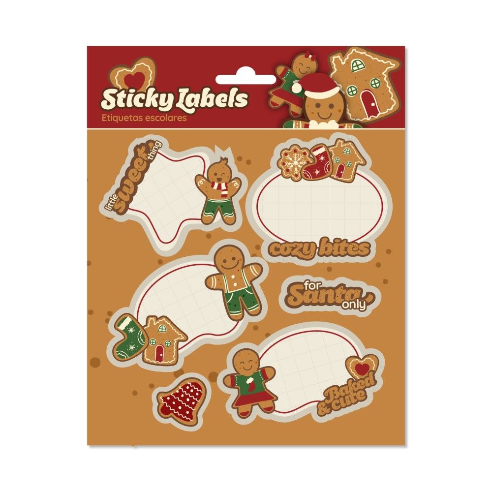 Grupo Erik - Ginger Premium Christmas SelfAdhesive Adhesive labels - Multicolours